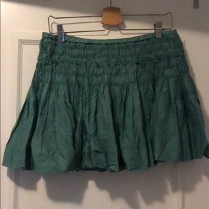 JCrew Turquoise mini skirt f